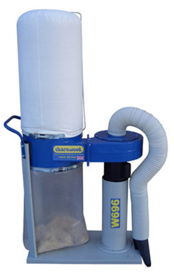 Charnwood W696 Portable Woodworking Dust & Chip Extractor750W (1Hp) from B&Q