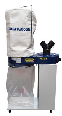 Charnwood W791/3 Professional Woodworking Dust & Chip Extractor 3 Phse from B&Q