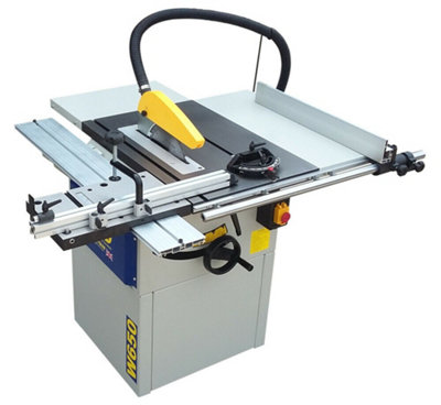 Charnwood W650 10'' Professional Cast Iron Table Saw With Sliding Carriage from B&Q