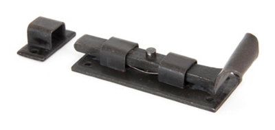 B&Q -  Beeswax 4 Inch Straight Door Bolt