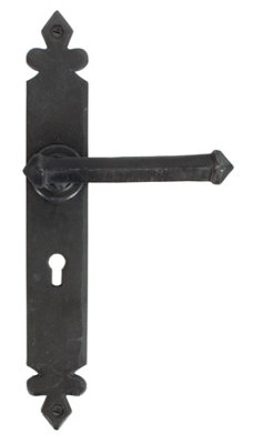 B&Q -  Beeswax Tudor Lever Lock Set