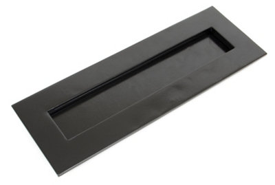 From The Anvil Black Large Letter Plate from B&Q