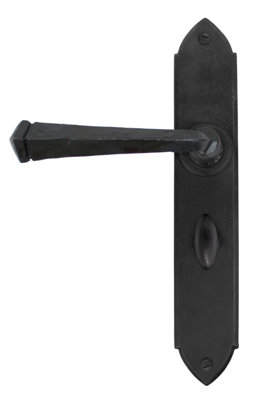 B&Q -  Beeswax Gothic Lever Bathroom Set