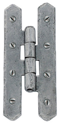 From The Anvil Pewter 4 Inch H Hinge (Pair) from B&Q