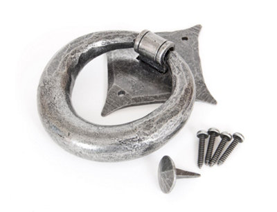 From The Anvil Pewter Ring Door Knocker from B&Q