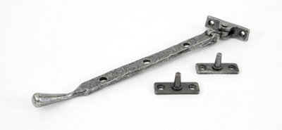B&Q -  Pewter 10 Inch Peardrop Stay