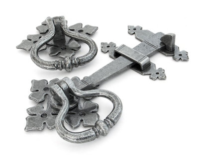 From The Anvil Pewter Shakespeare Latch Set from B&Q