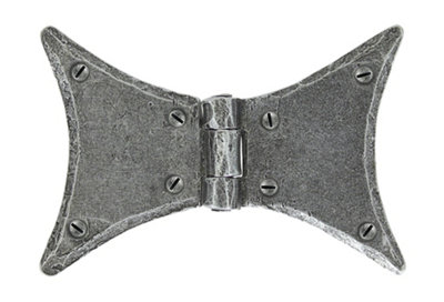 From The Anvil Pewter 3 Inch Butterfly Hinge (Pair) from B&Q
