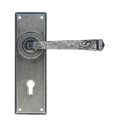 From The Anvil Pewter Avon Lever Lock Set from B&Q