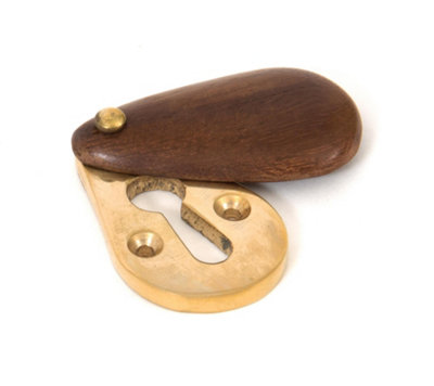 From The Anvil Rosewood Plain Escutcheon from B&Q