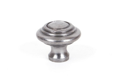 From the Anvil Natural Smooth Ringed Cabinet Knob - Small - Image 3