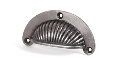 From The Anvil Natural Smooth 3" Flower Drawer Pull from B&Q