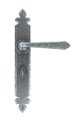 B&Q -  Pewter Cromwell Lever Bathroom Set