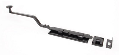 From The Anvil 33113 Black 6"" French Door Bolt - Image 4