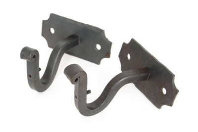 B&Q -  Beeswax Mounting Bracket (Pair)