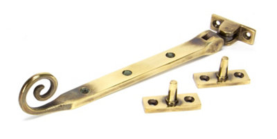 From The Anvil Aged Brass 8 Inch Monkeytail Stay from B&Q