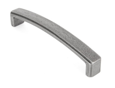From The Anvil Natural Smooth 5 1/2 Inch Ribbed Pull Handle from B&Q