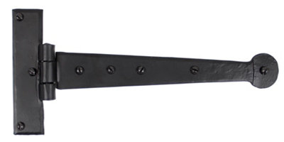 From The Anvil Black 9 Inch Penny End T Hinge (Pair) from B&Q