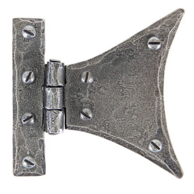 From The Anvil Pewter 3.25 Inch Half Butterfly Hinge (Pair) from B&Q