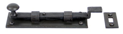 From The Anvil Beeswax 6 Inch Cranked Knob Bolt from B&Q