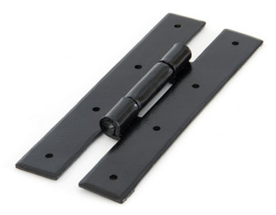 From The Anvil Black 7 Inch H Hinge (Pair) from B&Q