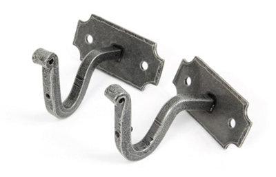 B&Q -  Pewter Mounting Bracket (Pair)