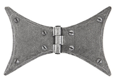 From The Anvil Pewter 5 Inch Butterfly Hinge (Pair) from B&Q