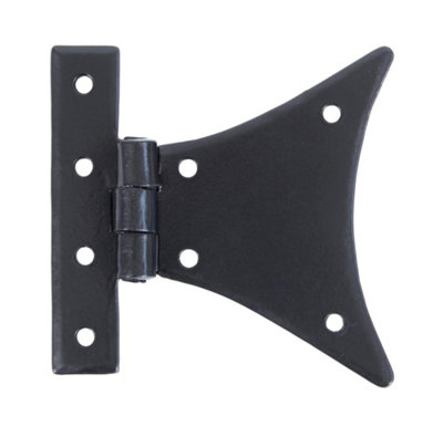 From The Anvil 3.25 Inch Half Butterfly Hinge (Pair) Black