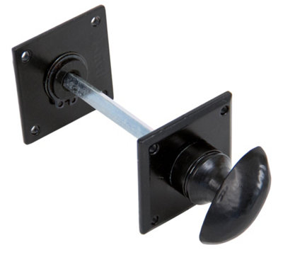 From The Anvil Black Diamond Bathroom Thumbturn from B&Q