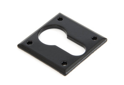 From The Anvil Black Avon Euro Escutcheon from B&Q