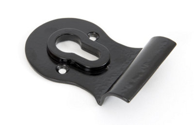 Black Traditional Smith Euro Door Pull - Image 5