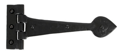 From The Anvil Black Textured 10.5 Inch Cast T Hinge (Pair) from B&Q