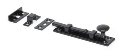 From The Anvil Black 4 Inch Universal Knob Bolt from B&Q