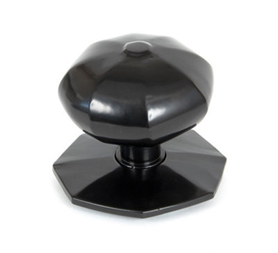 B&Q -  Black Octagonal Centre Door Knob