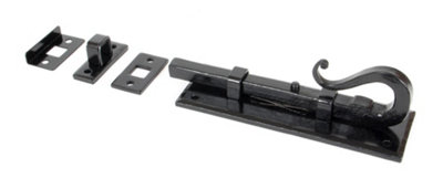 From The Anvil Black 6 Inch Shepherd's Crook Universal Bolt from B&Q
