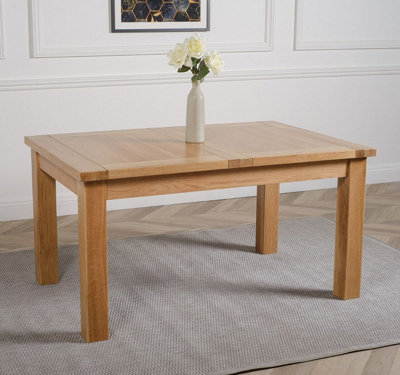 That's Furniture Seattle 150210Cm Oak Extendable Dining Table from B&Q
