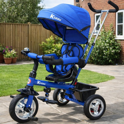 Kiddo Trike 4-In-1 Smart Design Metal Frame TricycleBlue from B&Q