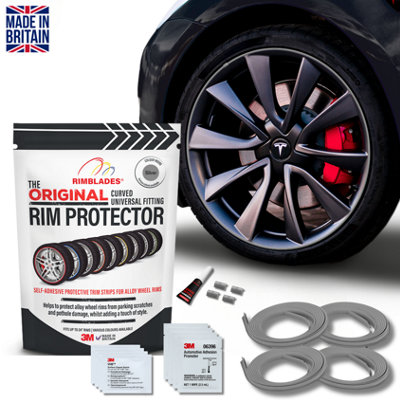 Rimblades Original Alloy Wheel Rim ProtectorsStyling Kit Universal FitGrey from B&Q