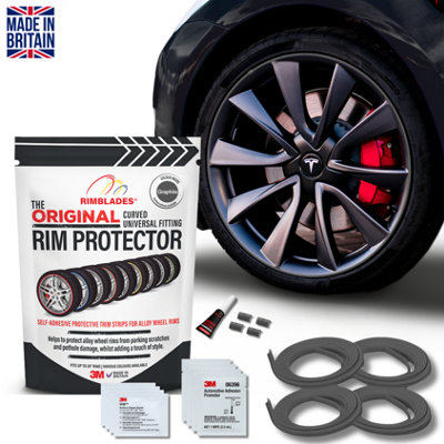 Rimblades Original Alloy Wheel Rim ProtectorsStyling Kit Universal FitGraphite from B&Q