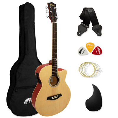 Tiger Music Electro Acoustic Guitar For Beginners C - Neutral - Image 3