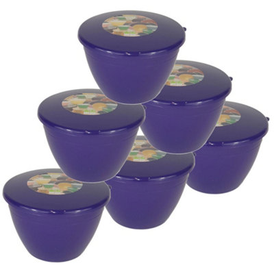 Just Pudding Basins Purple 1 Pint Steaming Pudding Basin With Lid1Pt6Pk from B&Q