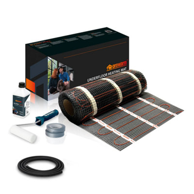 B&Q -  Electric Underfloor Heating Mat 200W5.0M2
