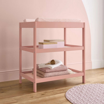 CuddleCo Nola Changing TableBlush Pink from B&Q