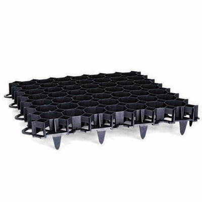 True Products Truegrid Ground Reinforcement GridsGravel Grass Eco Paving Car Park Drive Path12 Pack (3Sqm Approx) from B&Q