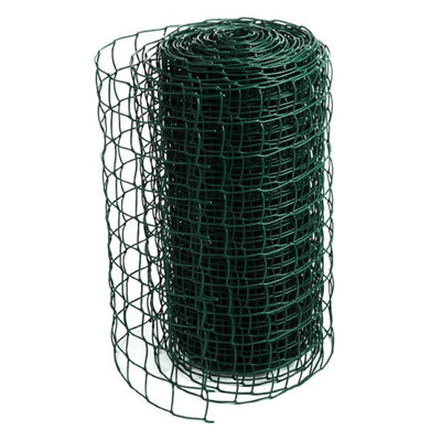 True Products Climbing Plant Support Mesh Pea Bean Garden Trellis50mm X 50mmGreen0.5M X 25M from B&Q