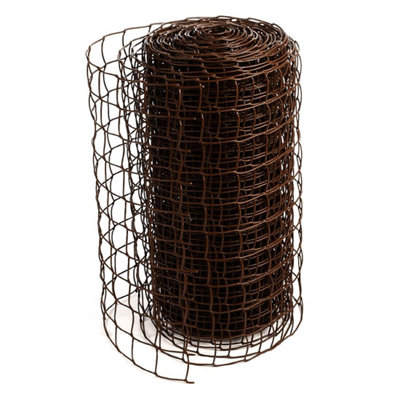 True Products Climbing Plant Support Mesh Pea Bean Garden Trellis50mm X 50mmBrown0.5M X 25M from B&Q