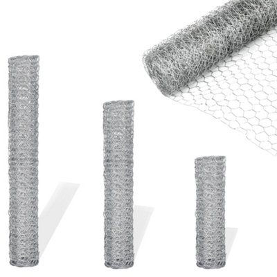 Chicken Wire Galvanised H 90Cm X L 10M By Garden Universe Fence Aviary Rabbit Chicken W03-7 from B&Q