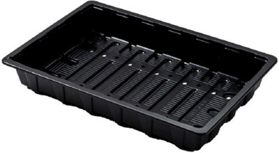 Nutley's Kitchen Gardens Nutley's Full Size Seed Tray 38Cm With Drainage Holes (Pack Of 3) from B&Q