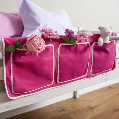 Nöa & Nani Noa & Nani Kids Bed Tidy Pocket Organiser3 Pocket Velcro Storage For Cabin Bed & Bunk BedPink Design from B&Q