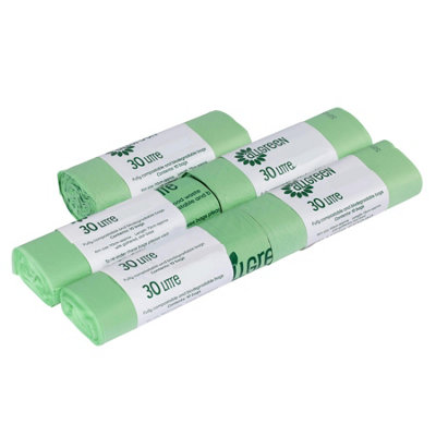 30L All-Green Compostable Kerbside Caddy Liners5 Rolls from B&Q